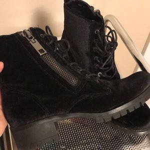 Dolce Vita  Black Velvet Boots